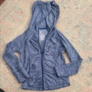 All in Motion Heathered Blue Kids Dri fit Jacket